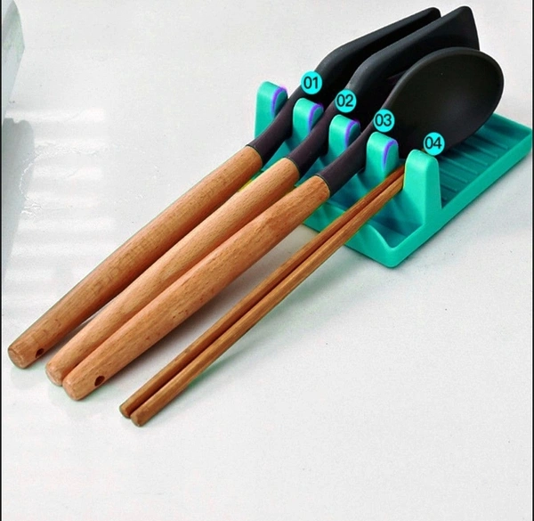 2641 MULTI-FUNCTIONAL SPATULA HOLDER/REST FOR KITCHEN UTENSILS