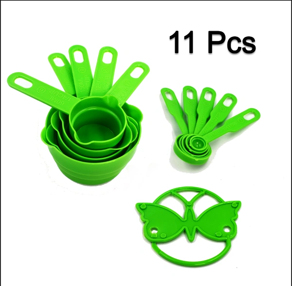 2646 G 11 PC MEASURING CUP SET FOR POURING AND PICKING OF VARIOUS FOOD ITEMS AND ALL WITH NICE MEASUREMENTS