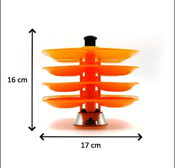 2686 4 LAYER IDLI STAND USED IN ALL KINDS OF HOUSEHOLD KITCHEN PURPOSES FOR HOLDING AND SERVING IDLIS