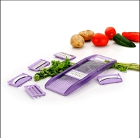 2708 6 in 1 Veg Slicer used in all kinds of household and official kitchen purposes specially for cutting and slicing of various types of vegetables