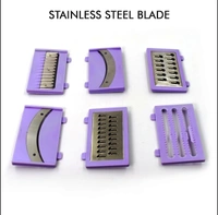 2708 6 in 1 Veg Slicer used in all kinds of household and official kitchen purposes specially for cutting and slicing of various types of vegetables
