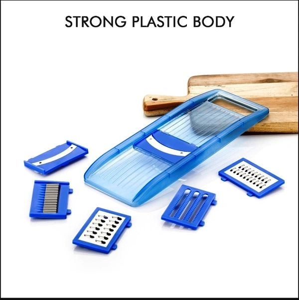 2708 6 in 1 Veg Slicer used in all kinds of household and official kitchen purposes specially for cutting and slicing of various types of vegetables