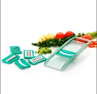 2708 6 in 1 Veg Slicer used in all kinds of household and official kitchen purposes specially for cutting and slicing of various types of vegetables