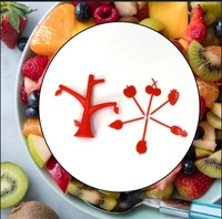 2719 6 PC FRUIT FORK WIDELY USED FOR FRUITS AND VEGETABLE SALADS WHILE EATING THEM, BECAUSE OF ITS POINTED EASY PICKUP SHAPE AND ALL.
