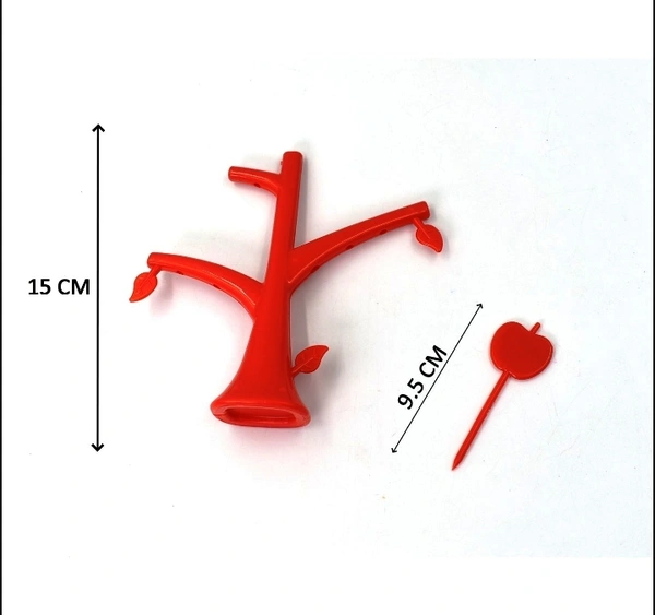 2719 6 PC FRUIT FORK WIDELY USED FOR FRUITS AND VEGETABLE SALADS WHILE EATING THEM, BECAUSE OF ITS POINTED EASY PICKUP SHAPE AND ALL.