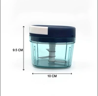 2806 MANUAL MINI SMALL PLASTIC FOOD CHOPPER WITH EXTRA SHARPE BLADES