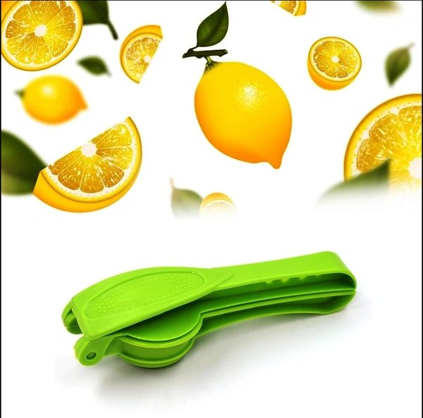 2856 PLASTIC LEMON SQUEEZER CUM OPENER 2 IN 1 LEMON SQUEEZER
