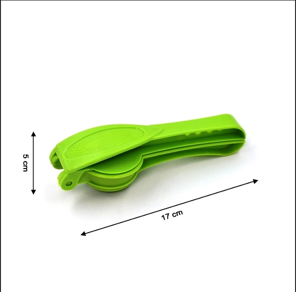 2856 PLASTIC LEMON SQUEEZER CUM OPENER 2 IN 1 LEMON SQUEEZER