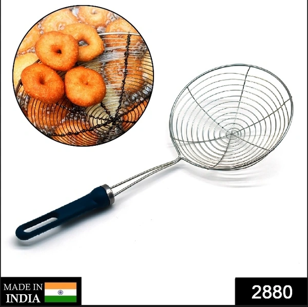 2880 ROUND STAINLESS STEEL DEEP FRY /MESH STRAINER