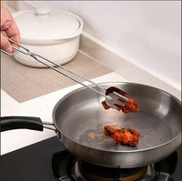 2883 31cm MULTI FUNCTIONAL METAL BBQ CLIP TONGS CLAMP FOR GARBAGE CHARCOAL SERVING TOOLS
