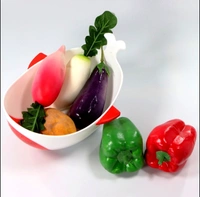 2892 PLASTIC RICE PULSES FRUITS VEGETABLE NOODLES PASTA WASHING BOWL AND STRAINER