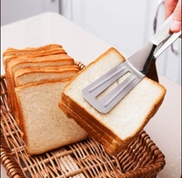 2919 MULTIFUNCTION COOKING SERVING TURNER FRYING FOOD TONG. STAINLESS STEEL STEAK CLIP CLAMP BBQ KITCHEN TONG.