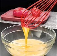 2930 MANUAL WHISK MIXER SILICONE WHISK, CREAM WHISK, FLOUR MIXER, ROTARY EGG MIXER, KITCHEN BAKING TOOL.