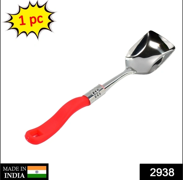 2938 SQUARE HEAD SPOONS STAINLESS STEEL SPOON FOR ICE CREAM, DESSERT ETC