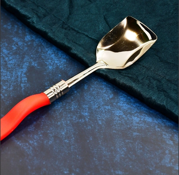 2938 SQUARE HEAD SPOONS STAINLESS STEEL SPOON FOR ICE CREAM, DESSERT ETC