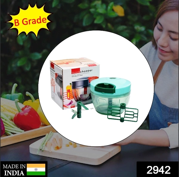 2942 2IN1 SPEEDY CHOPPER WITH EASY TO CHOP VEGETABLE 550ML