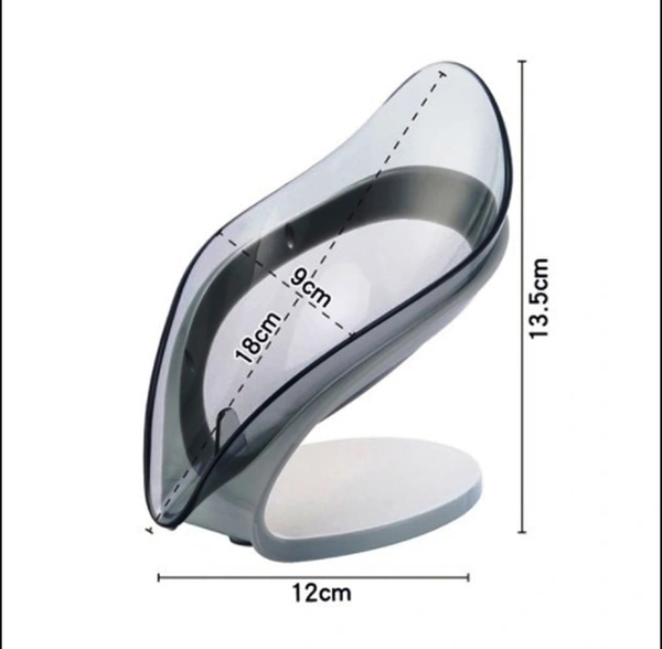4794 NEW LEAF SOAP BOX USED IN ALL KINDS OF HOUSEHOLD AND BATHROOM PLACES AS A SOAP STAND AND CASE