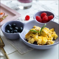 4913 PLATE AND SMALL PLATE TOGETHER MICKY MOUSE SHAPE