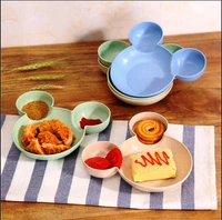 4913 PLATE AND SMALL PLATE TOGETHER MICKY MOUSE SHAPE
