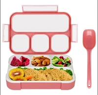 5212 LUNCH BOX 4 COMPARTMENT WITH LEAK PROOF LUNCH BOX FOR SCHOOL & OFFICE USE