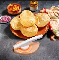 5215 PURI CHAPATI PRESS MACHINE PLASTIC FOR KITCHEN USE ( 1 PCS )