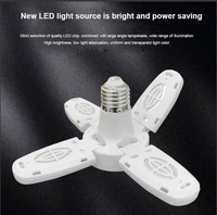 6179 FAN BLADE LED BULB 28V FOLDABLE LED BLADE FAN BULB ( 1 PC )