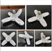 6179 FAN BLADE LED BULB 28V FOLDABLE LED BLADE FAN BULB ( 1 PC )