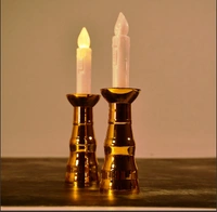 6560 2PCS LED CANDLE LIGHT CANDLES FLAMELESS LAMP INDOOR WINDOW DECORATION WEDDING PARTY DECOR LIGHT