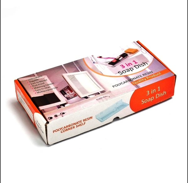 7645 3IN1 SOAP AND TUBEDISH TRAY FOR BATHROOM