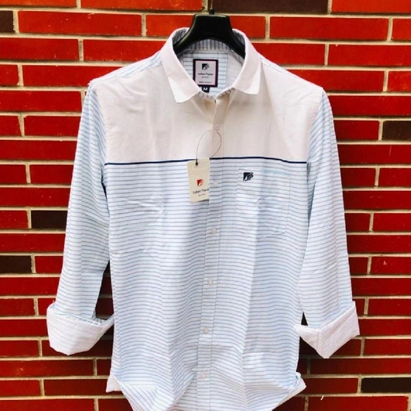 Men Strips Shirt - XL