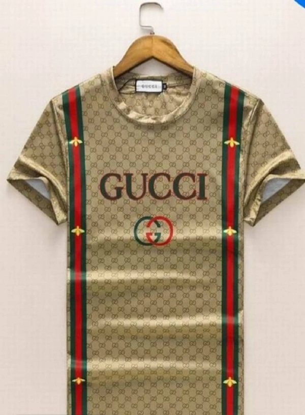 Men's Cotton Stylish Printed T Shirt - L