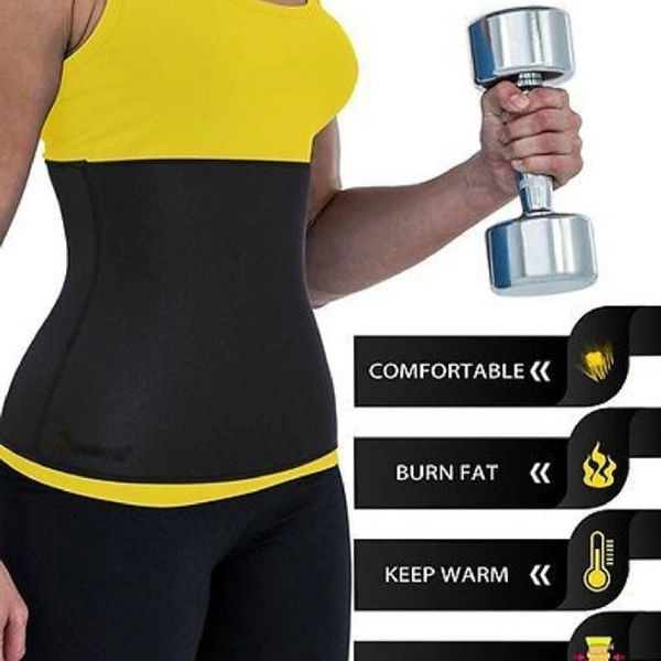 Premium Quality Black Nylon Spandex Body Shaper For Women - Free size