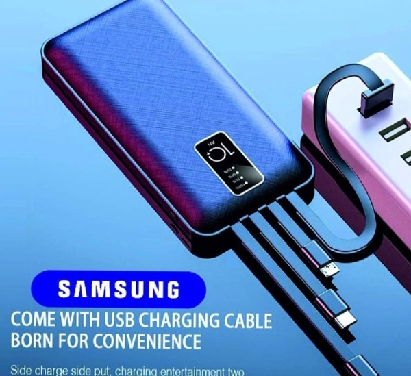 Power Bank 10000Mah With Data Cable