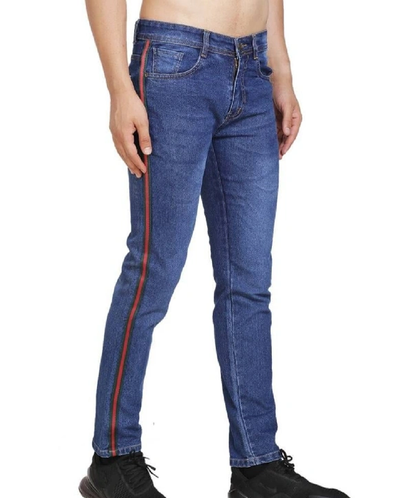Dark Blue Tapered Jeans - 30