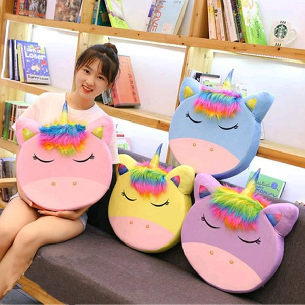 Unicorn Soft Fur Pillow Big size