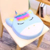 Unicorn Soft Fur Pillow Big size