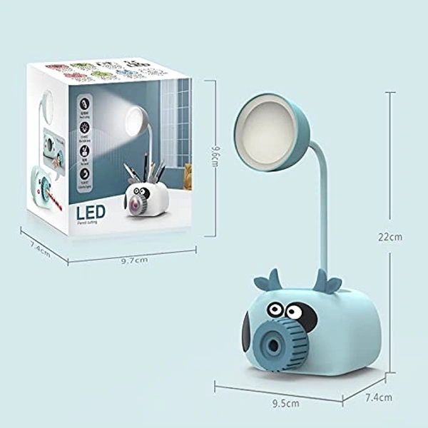 Camera Shape Table lamp with Pencil Stand,  Sharpener  Chargeable with USB cable