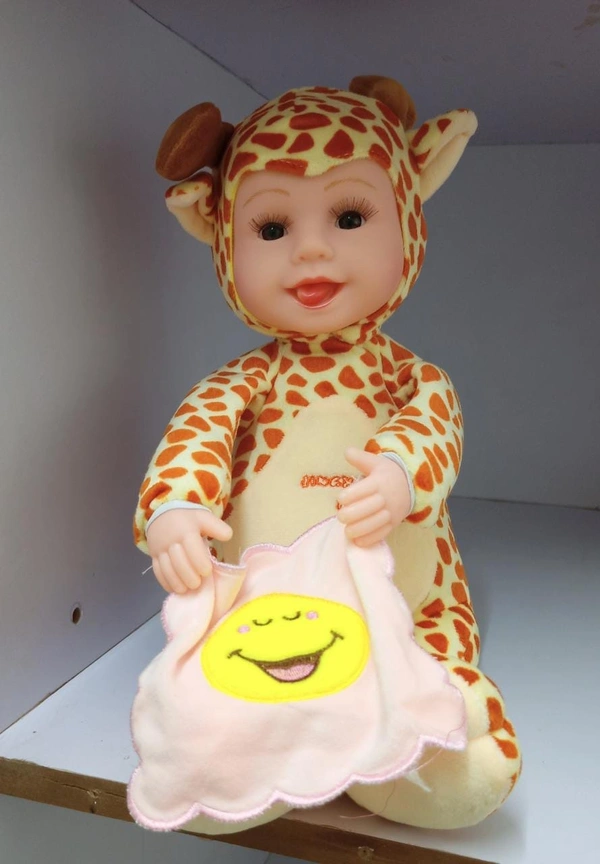 Musical LOL Realistic Big Baby Toy Moving and Arms, Plush Doll Talking Toy, Multi color