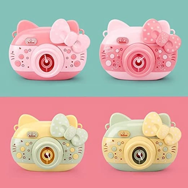 Bubble camera battery operated with music and light