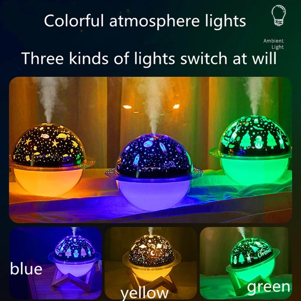 Planet Light Humidifier different colors changing 