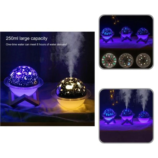 Planet Light Humidifier different colors changing 