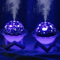 Planet Light Humidifier different colors changing 
