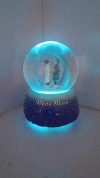 LED Snow Globe Couple Show Piece