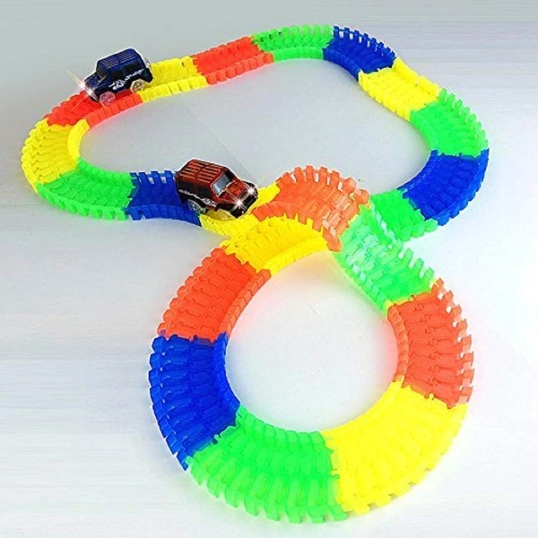Magic Track Glow LED Car Play set 11 feet long
