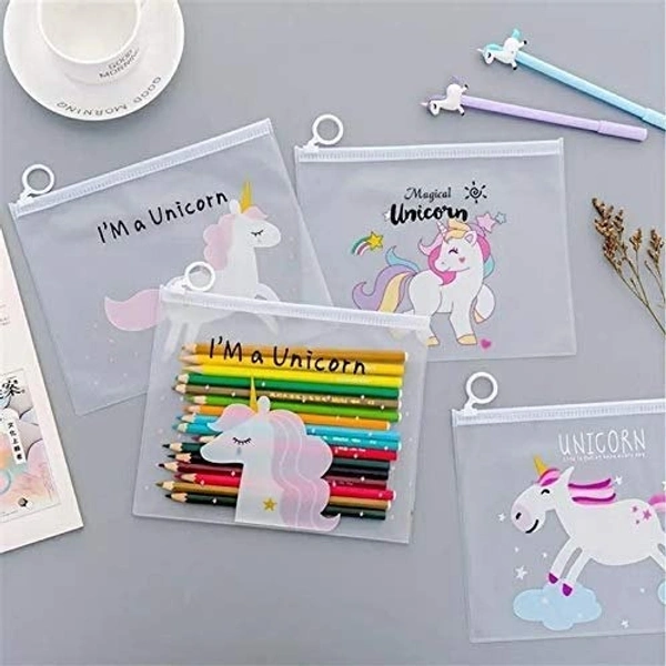 Unicorn Transparent storage pouch 