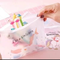 Unicorn Transparent storage pouch 