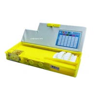 Double side Pencil Box with attached sharpener