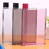 Notebook shape water bottles 450ml