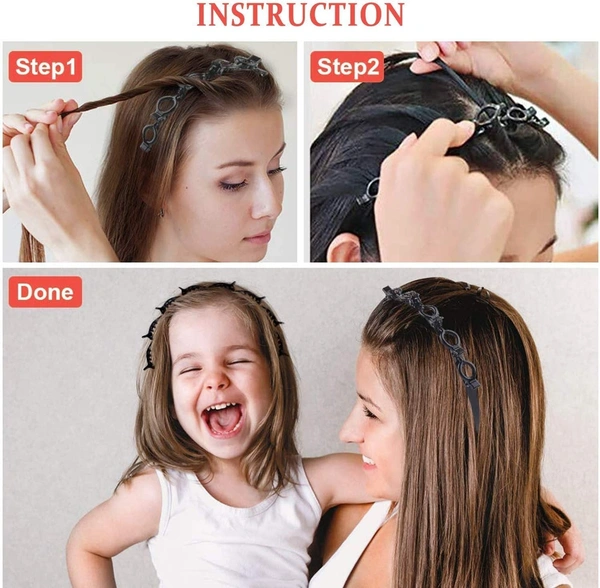 Twist Hairband stylish Hair Band with teeth for Girls and Women