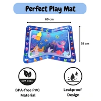 Baby Water Play Mat Toys Inflatable Fun Activity Play